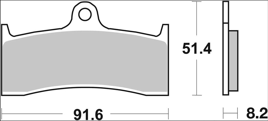 Ekstra produktbillede af Kawasaki ZX-7 RR Ninja 96-99 bremseklodser – Brembo SA 07KA20SA