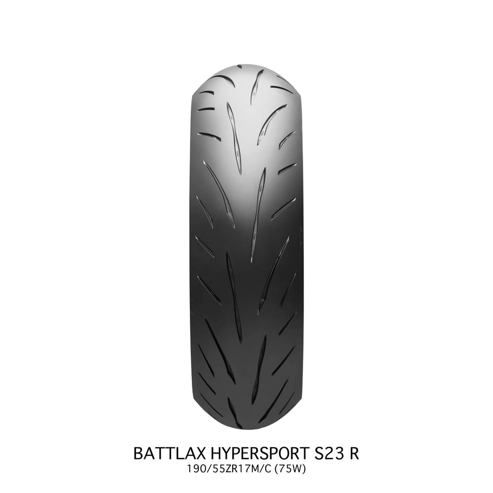 Bridgestone Battlax Hypersport S23 180/55ZR17 55Z TL – bagdæk – originalt Bridgestone bagdæk med maksimalt sportsgreb og præcis feedback ved aktiv kørsel. Køb hos Mo2parts. Produktbillede 2.