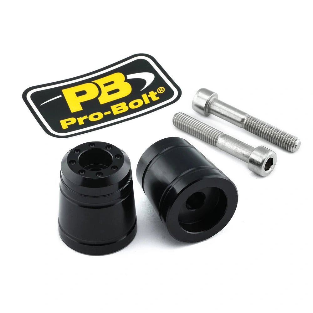 Styrender, 2 stk. – 7075-T6 aluminium, sort, BARENDKA30 – Pro-Bolt