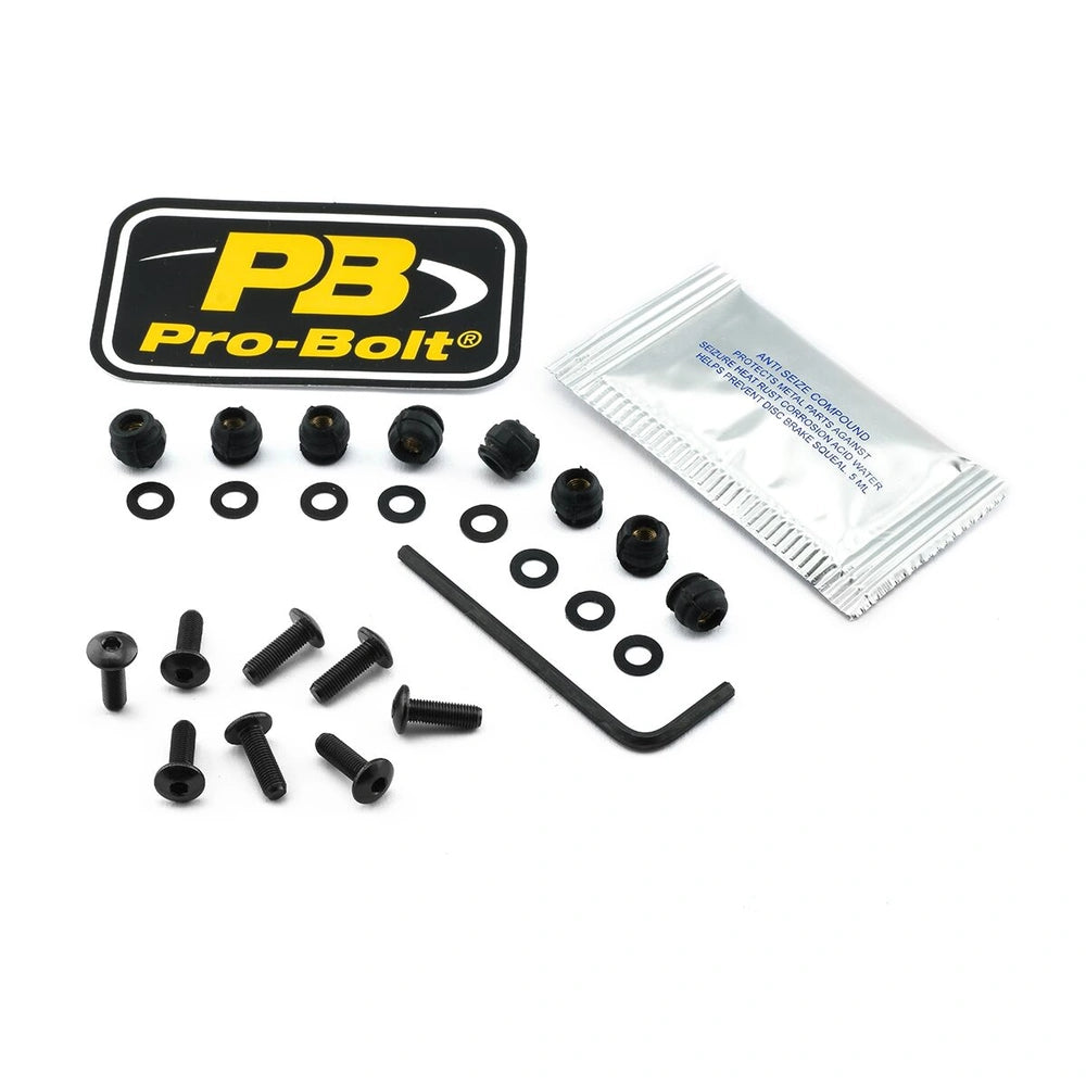 Kåbeboltsæt – 7075-T6 aluminium, sort, SKDUC8 – Pro-Bolt