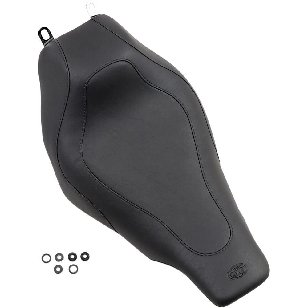 Harley-Davidson Touring (96-07) Tripper solosæde – Mustang – Mustang varenr. 76457 – ekstra produktvinkel med fokus på form og finish – billede 5