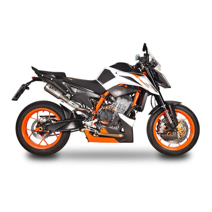 KTM 790/890 Duke (18-24) Moto GP slip-on, titanium – Spark – produktdetalje fra alternativ vinkel, billede 3