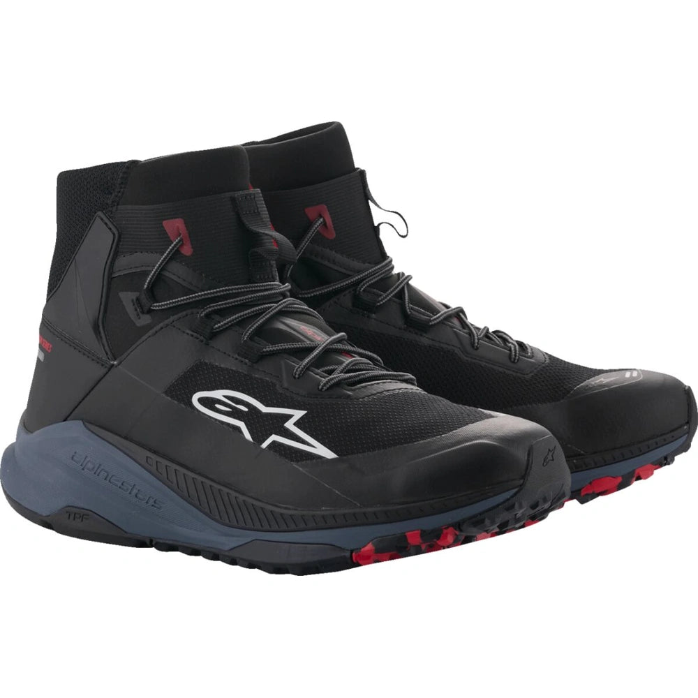 MC sko Speedforce XR, herre – Sort/Grå/Rød, str. US 10.5 fra Alpinestars – primært produktbillede