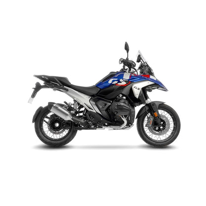 BMW R1300GS (23-26) LeoVince LV-14 slip-on – titanium – ekstra produktvisning af lyddæmper, finish og detaljer 4