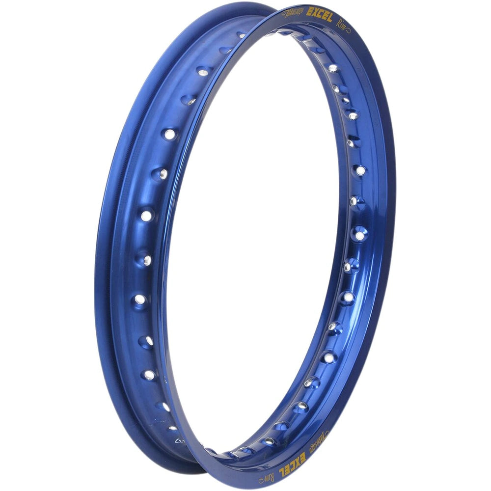 Excel Takasago MX/Enduro fælg 18x2.15, bag, 36H til Husaberg/Husqvarna/Sherco m.fl. 1999–2026 – blå – Excel hjuldel til MX, Enduro eller Supermoto