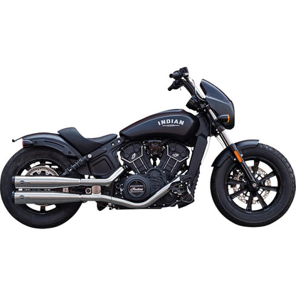 Indian Sixty (19-23) Grand National Slip-On Mufflers, Show Chrome – S&S Cycle