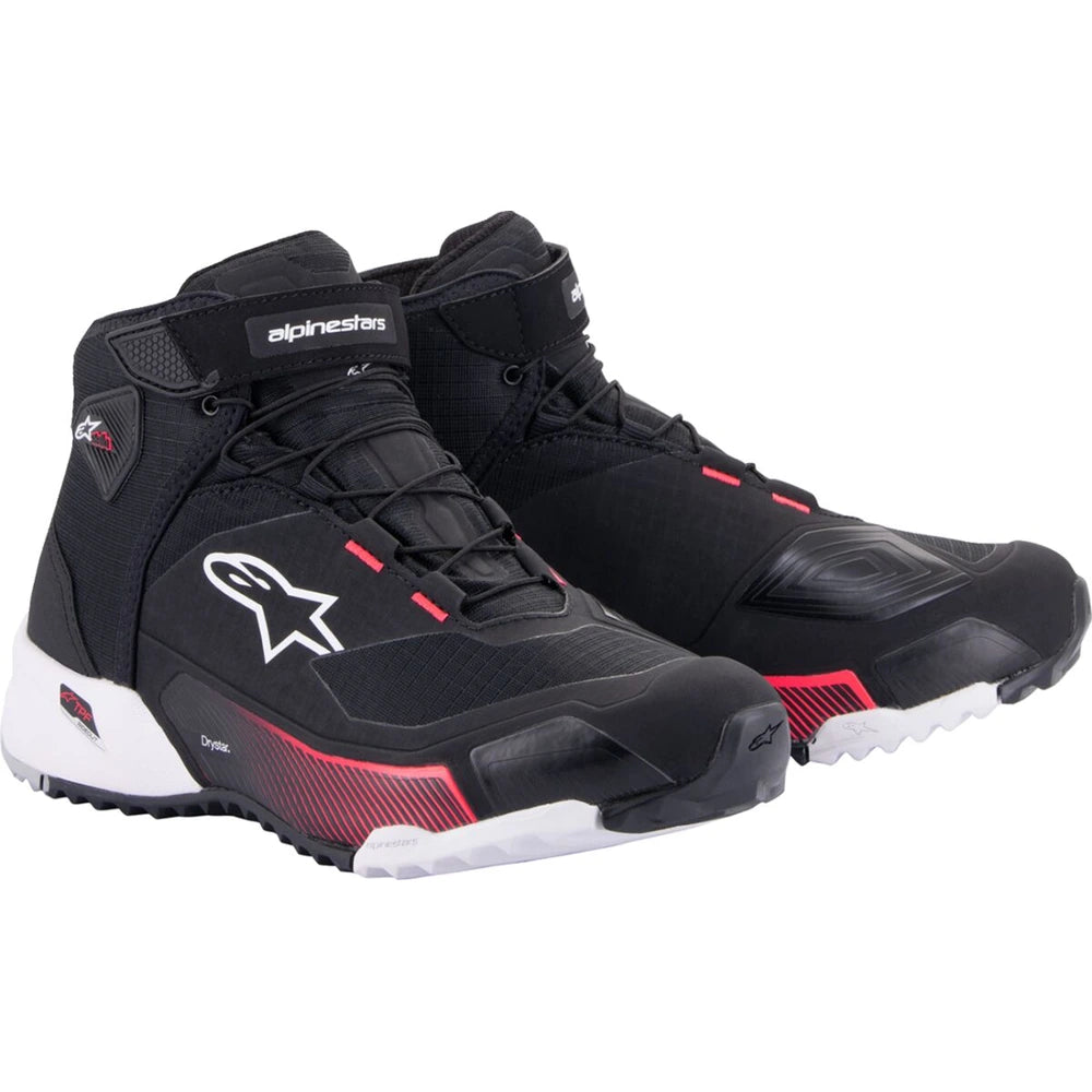 MC sko Stella CR-X Drystar® – Sort/Pink, str. EU 41 / US 9 fra Alpinestars – primært produktbillede