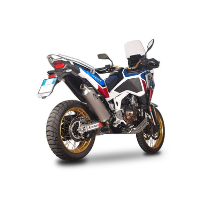 Honda CRF1100L Africa Twin (20-26) Dakar slip-on, titanium – Spark – produktdetalje fra alternativ vinkel, billede 3