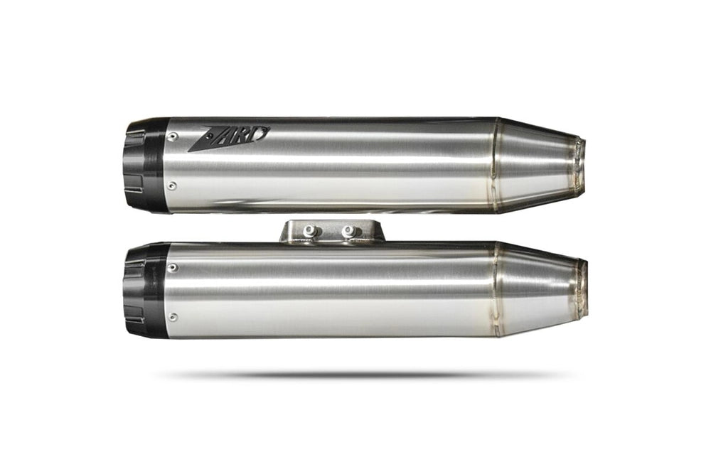 Harley-Davidson Softail (17-24) Overlapped slip-ons, satin – Zard – produktbillede 4