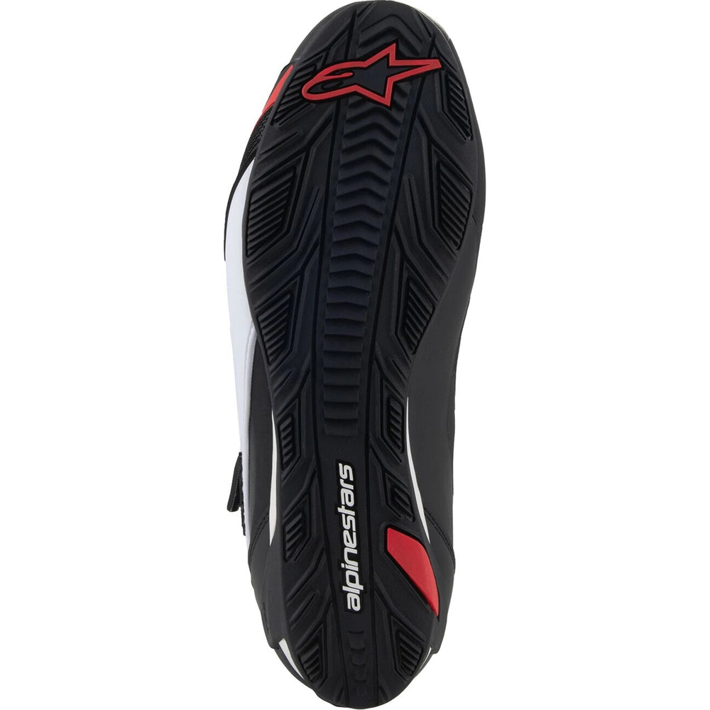 MC sko Faster-4, herre – Sort/Dark Red/Hvid, str. US 11 fra Alpinestars – produktdetalje 2