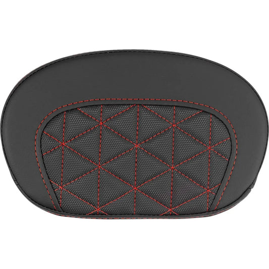 sissy bar pude Gripper/ Red Stitching, 26,5 cm (10-1/2") × 16,5 cm (6-1/2") – Saddlemen