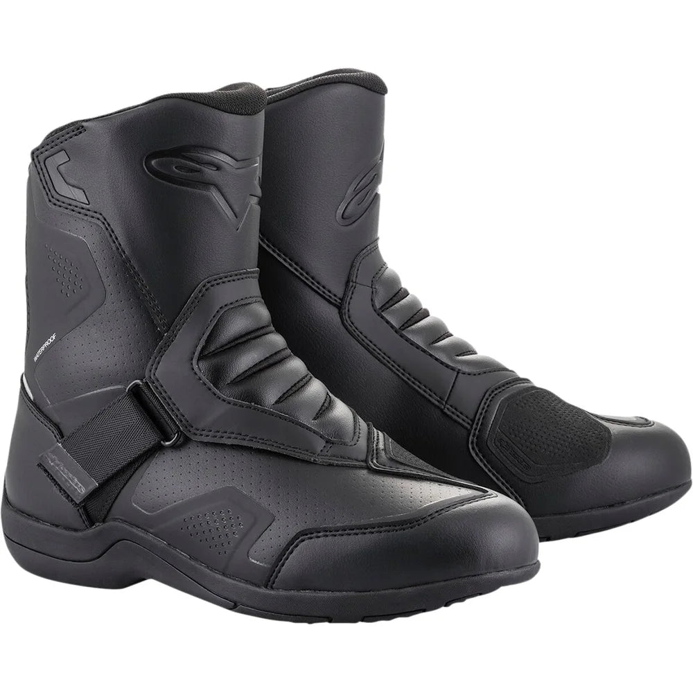 MC støvler Ridge Waterproof, herre – Sort, str. EU 42 / US 8 fra Alpinestars – primært produktbillede