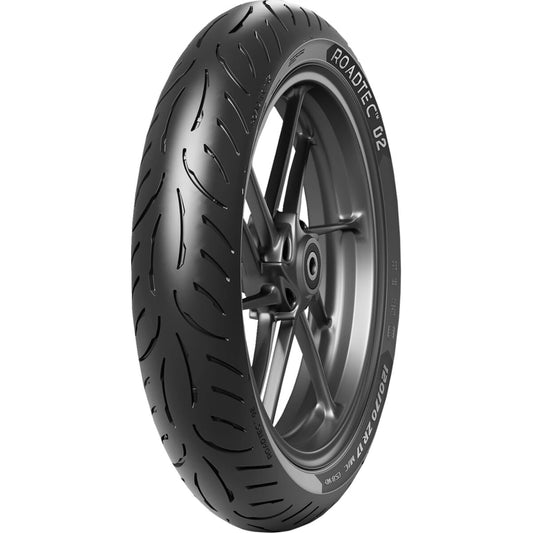 Metzeler Roadtec 02 120/70ZR17 (58W) TL spec. M – fordæk – originalt Metzeler MC-dæk med stabilitet, præcis styring og sikkert greb i skiftende vejr.