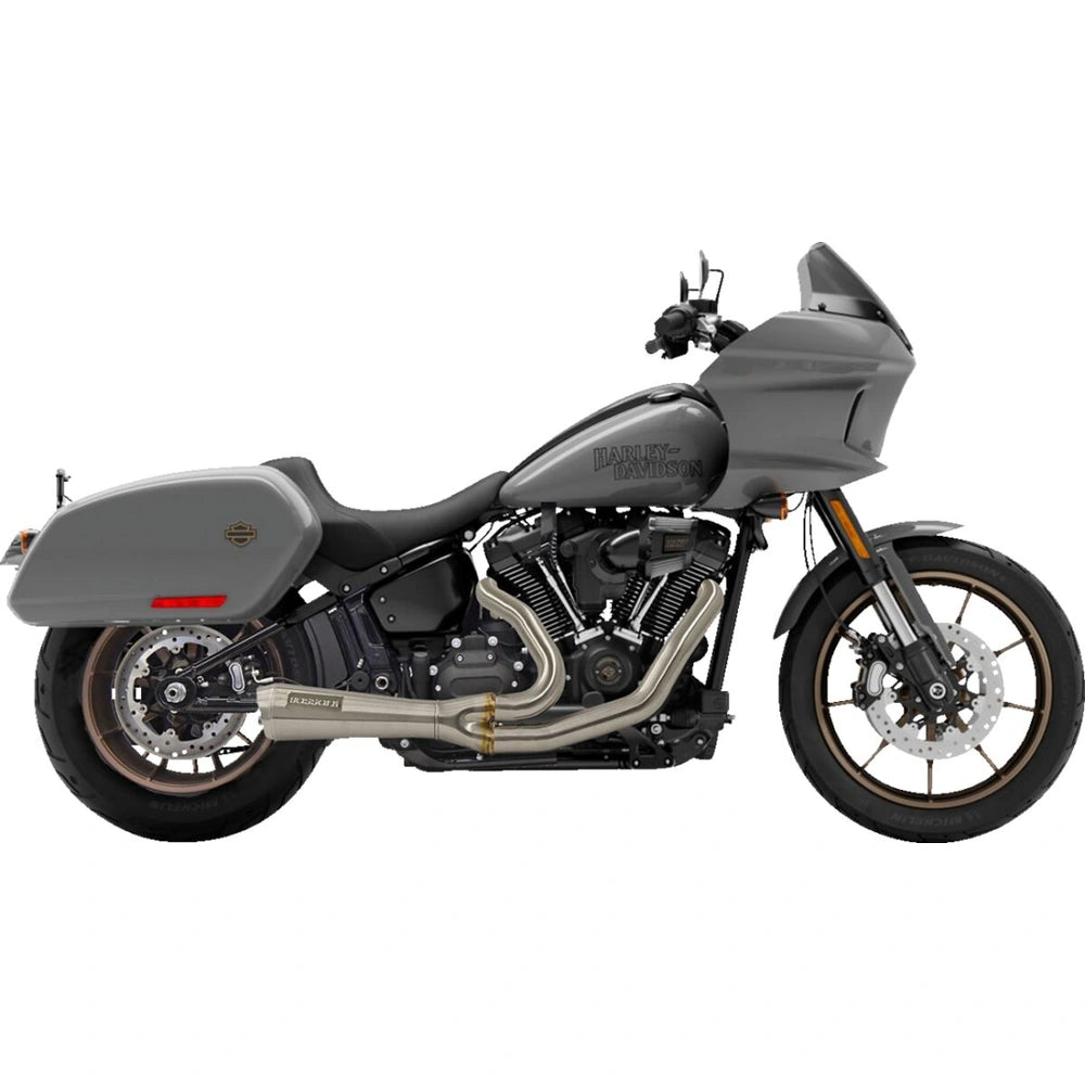 Harley-Davidson Softail (18-24) 2-i-1 The Ripper Short Road Rage komplet udstødning, rustfrit stål – Bassani