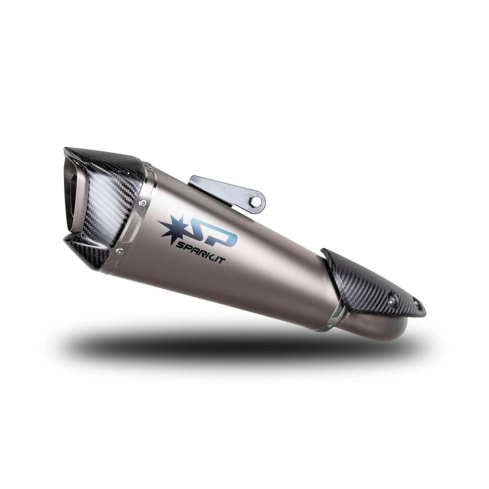 KTM DUKE 990 / DUKE 990 R / RC R 990 (24-26) Konix Evo slip-on, titanium – Spark – fritlagt produktvisning