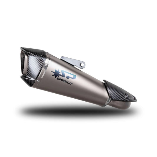 KTM DUKE 990 / DUKE 990 R / RC R 990 (24-26) Konix Evo slip-on, titanium – Spark – fritlagt produktvisning