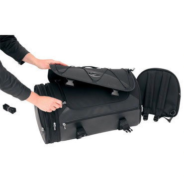 TR3300DE racktaske – Saddlemen – ekstra produktvisning med fokus på form, opbevaring og detaljer – billede 2