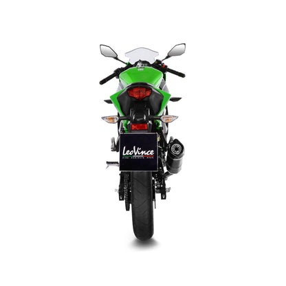 Kawasaki Z125 (19-24) m.fl. LeoVince LV One EVO slip-on – carbon – ekstra produktvisning af lyddæmper, finish og detaljer 3
