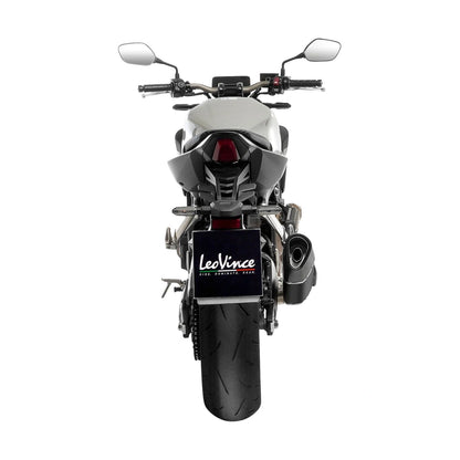 Honda CBR650R (19-26) m.fl. LeoVince LV-14 R komplet udstødning – rustfri – mat sort – ekstra produktvisning af udstødningssystem, design og detaljer 3