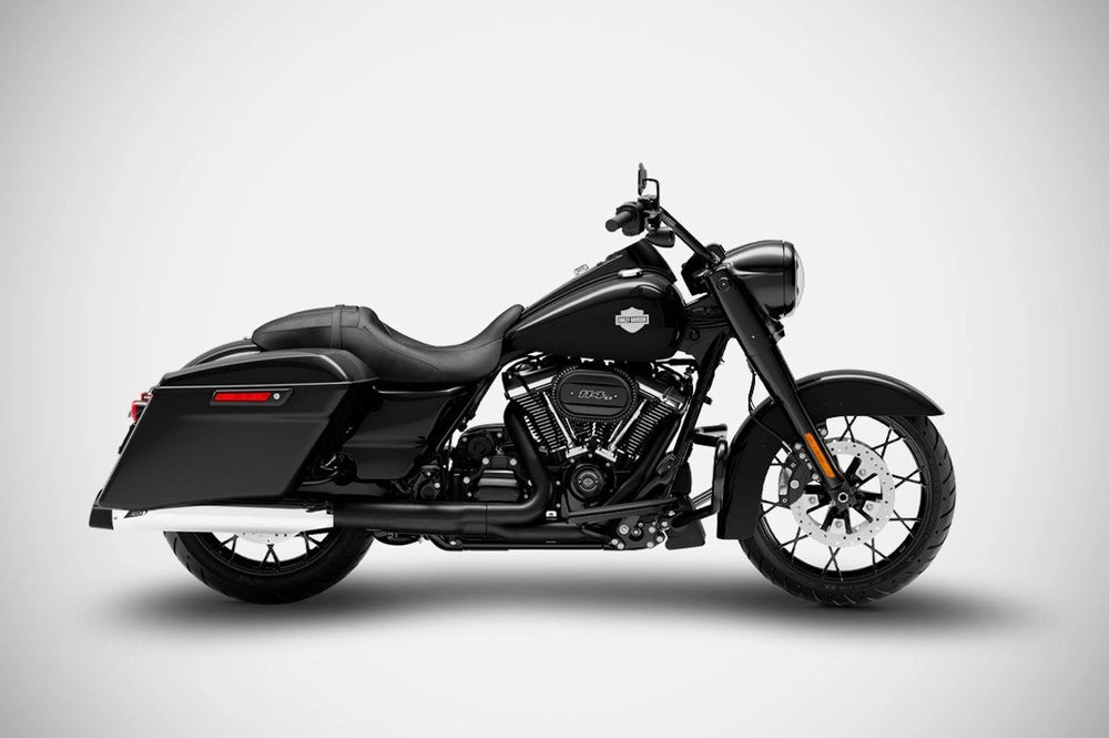 Harley-Davidson Touring (06-16) 4,33" Slash Cut slip-ons, poleret – Zard – produktbillede 2