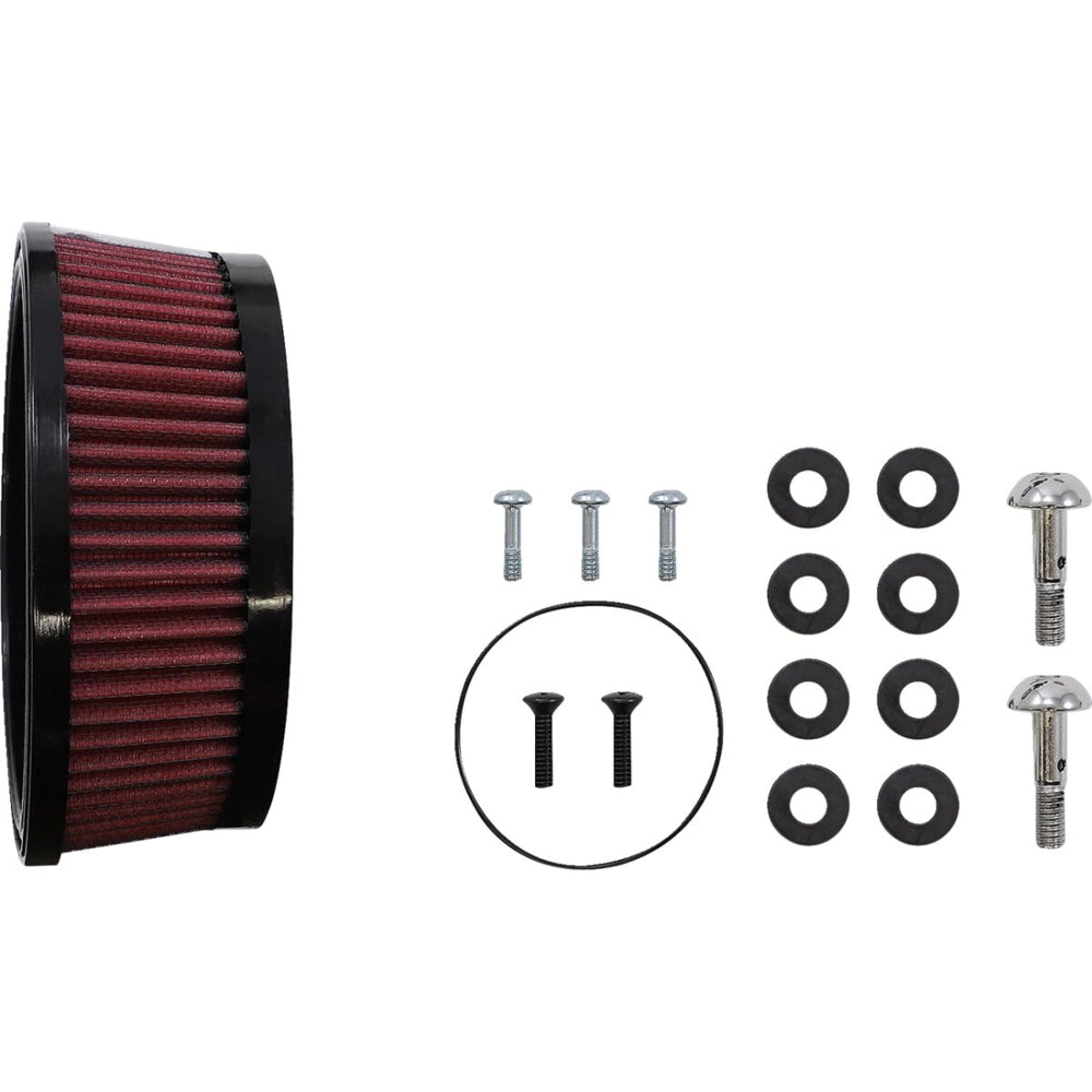 Harley-Davidson modeller (17-24) Air Stinger Stealth Air Cleaner Kit, Air Stinger / Stealth, Teardrop, sort – S&S Cycle – yderligere produktvisning 6