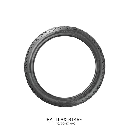 Bridgestone Battlax BT46 90/90-18 51H TL – fordæk – originalt Bridgestone fordæk med trygt greb til klassiske motorcykler og daglig kørsel. Køb hos Mo2parts. Produktbillede 4.