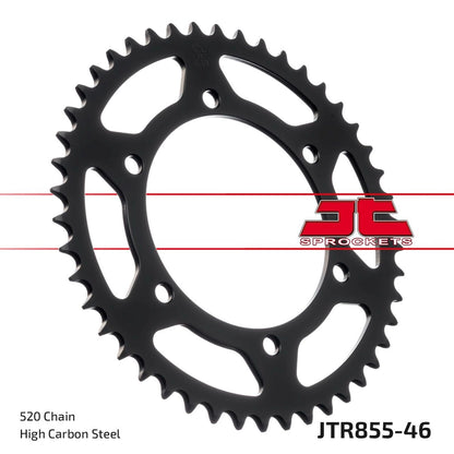 Bagtandhjul 46T, 520 – stål, JTR855.46 – JT Sprockets