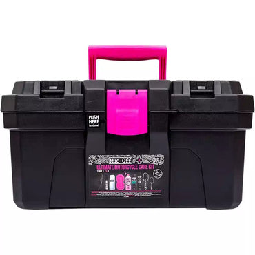 MC rengøringssæt – Muc-Off Ultimate Motorcycle Cleaning Kit – opbevaringskasse til Ultimate Motorcycle Cleaning Kit