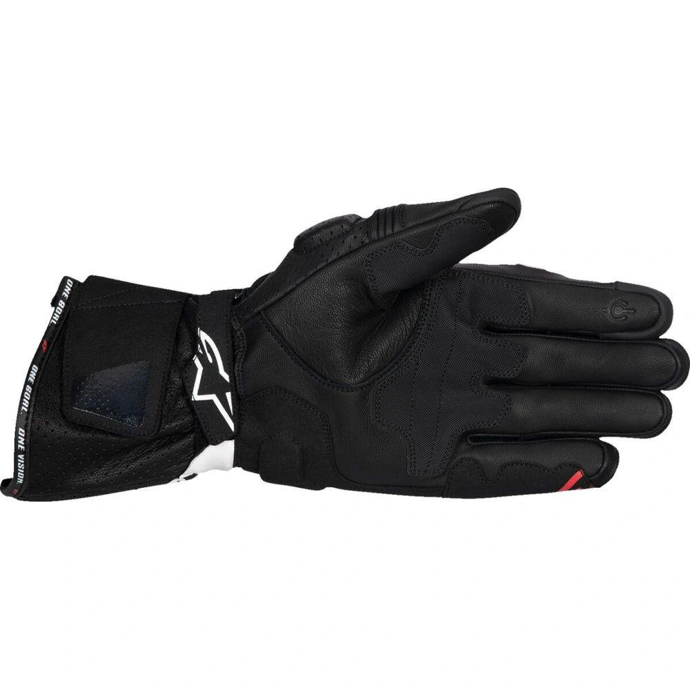 MC handsker SP-3, herre – Sort/Fluorescerende rød/Hvid, str. 2XL fra Alpinestars – produktdetalje 2