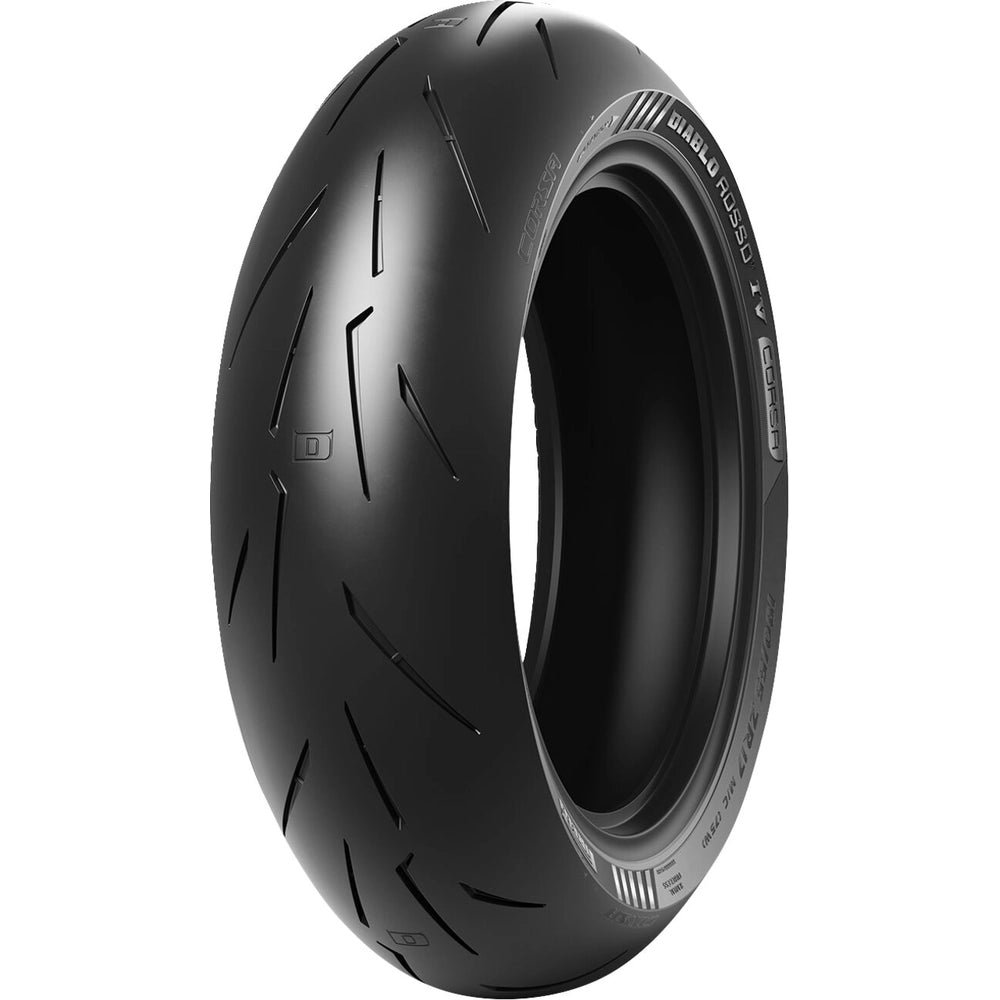 Pirelli Diablo Rosso IV Corsa 190/55 ZR17 (75W) TL – bagdæk – originalt Pirelli bagdæk med skarpt greb, hurtig styring og masser af køreglæde. Køb hos Mo2parts.