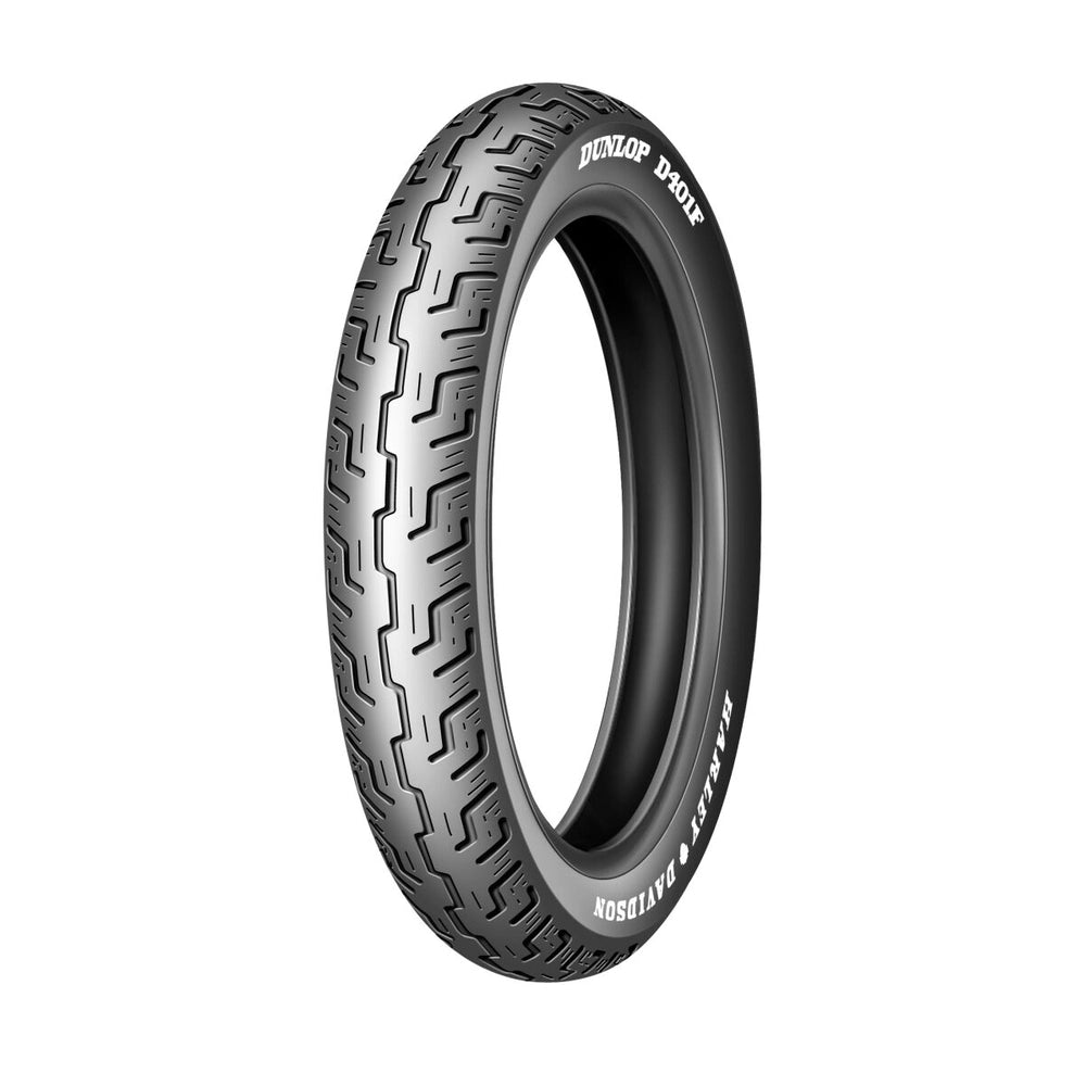 Dunlop D401 130/90B16 73H TL – fordæk – originalt Dunlop fordæk med Harley cruiser-stabilitet og jævnt slid. Køb hos Mo2parts.