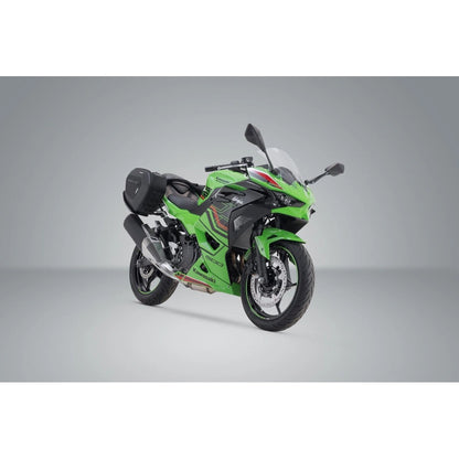 Kawasaki Ninja 500 SE ABS (24-26) m.fl. PRO BLAZE H sidetaske Set with EDGE Protection & Heat Guard – SW-Motech – produktbillede 3