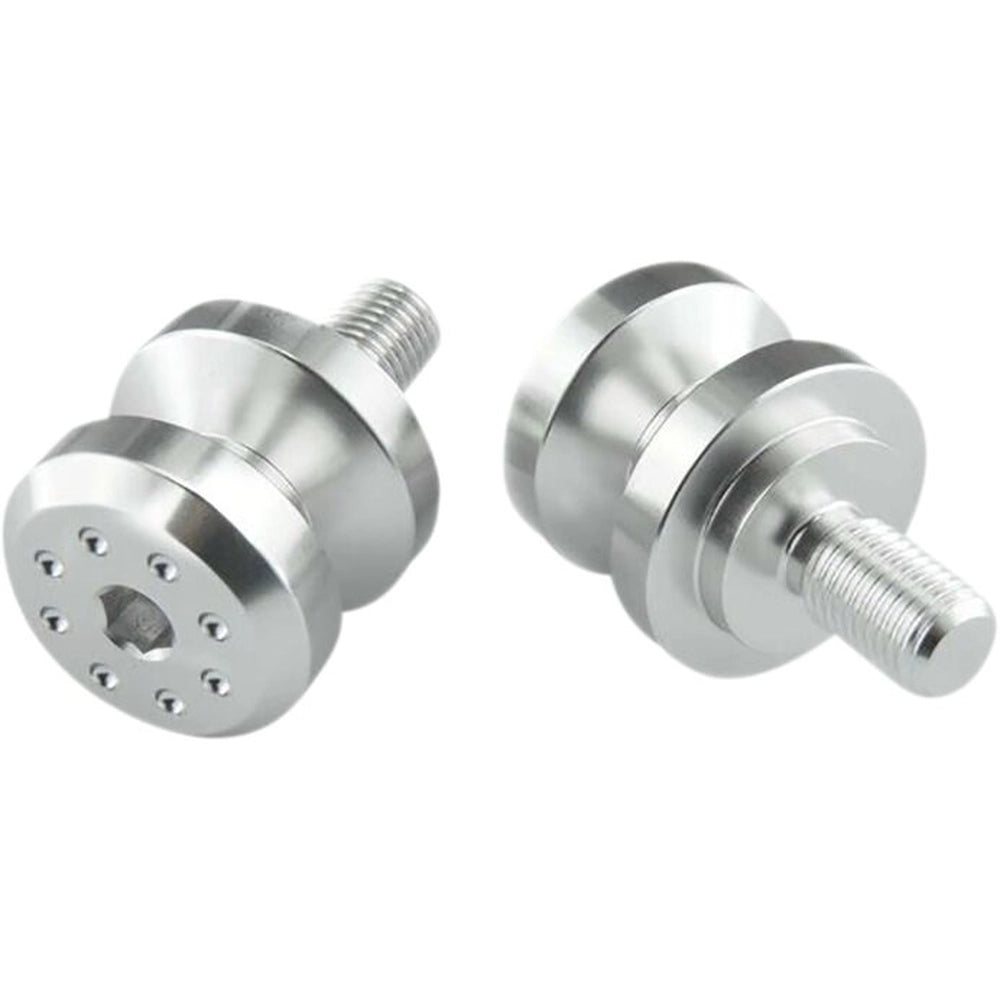 Paddock-spools, M10 x 1.00, 2 stk. – 7075-T6 aluminium, sølv, BOB8 – Pro-Bolt