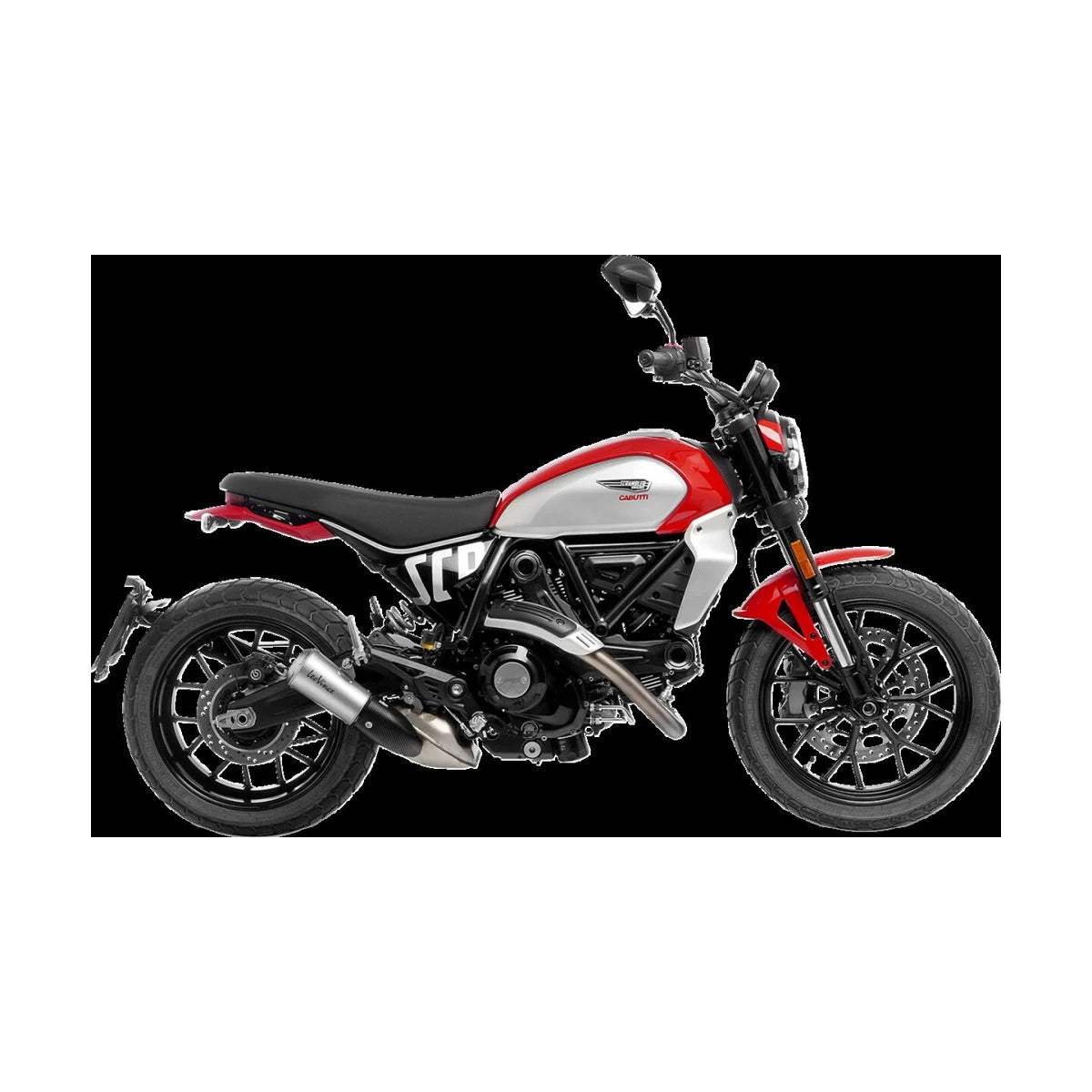 Ducati Scrambler 803 (23-26) LeoVince LV-10 slip-on – rustfri