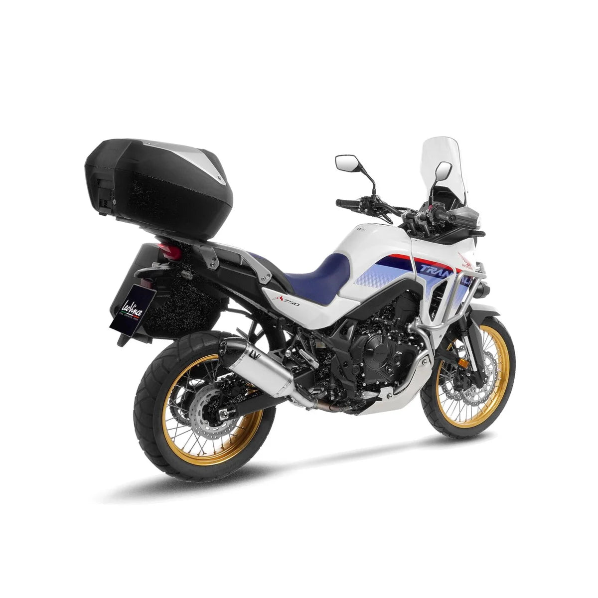 Honda XL 750 (23-26) LeoVince LV-14 slip-on – rustfri – titanium-look – 15601 – ekstra produktvisning af lyddæmper, finish og detaljer 4