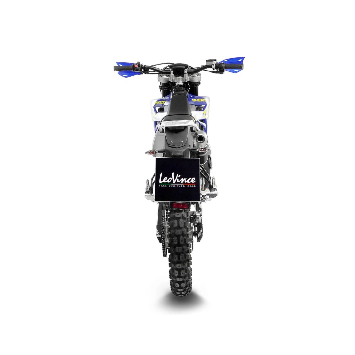 Sherco SM R 50 (21-24) m.fl. LeoVince X-FIGHT slip-on – rustfri – ekstra produktvisning af lyddæmper, finish og detaljer 4