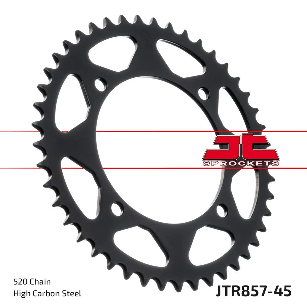 Bagtandhjul 45T, 520 – stål, JTR857.45ZBK – JT Sprockets