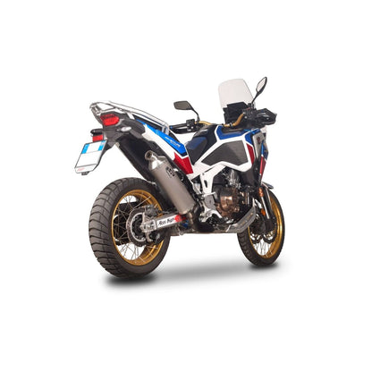 Honda CRF1100L Africa Twin (20-26) Dakar slip-on, titanium – Spark – produktdetalje fra alternativ vinkel, billede 2