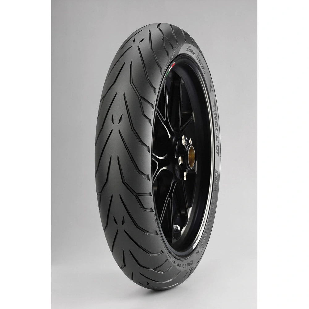 Pirelli Angel GT 110/80 ZR18 (58W) TL – fordæk – originalt Pirelli fordæk med sikkert greb, stabilitet og god holdbarhed på lange ture. Køb hos Mo2parts.