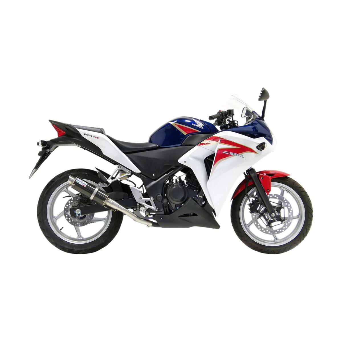 Yamaha YP 250 R (11-14) LeoVince GP Corsa slip-on – carbon – ekstra produktvisning af lyddæmper, finish og detaljer 2
