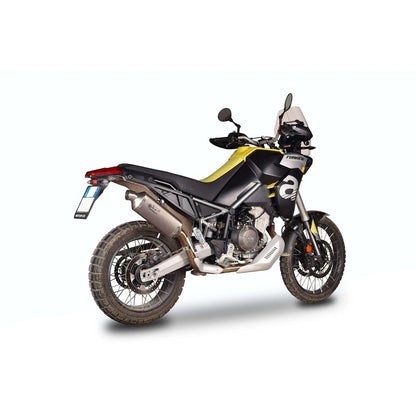 Aprilia Tuareg 660 (22-26) Dakar slip-on, titanium – Spark – produktdetalje fra alternativ vinkel, billede 2