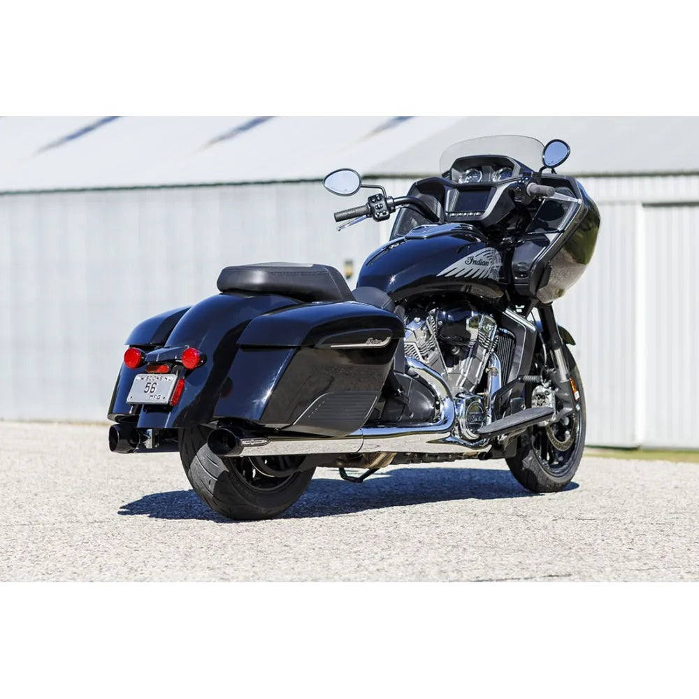 Indian Elite (14-26) 4" Broadhead Slip-On Mufflers, krom, Slash-Cut end cap – S&S Cycle – alternativ produktvisning 16