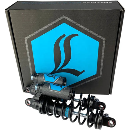 Legend Suspension Harley-Davidson Sportster (04-22) REVO-ARC støddæmpersæt, 14", Heavy Duty, piggyback reservoir, sort – for bedre komfort, kontrol og stabilitet