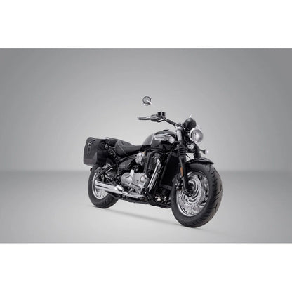 Triumph Bonneville 1200 Speedmaster ABS (18-26) Legend Gear LC2 Side Bag System Brown Edition – SW-Motech – produktbillede 3