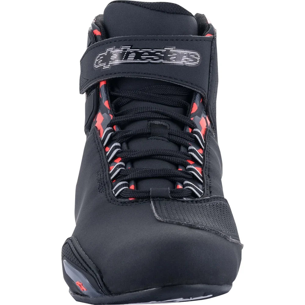 MC sko Sektor Waterproof, herre – Sort/Grå/Rød, str. US 8 fra Alpinestars – produktdetalje 3