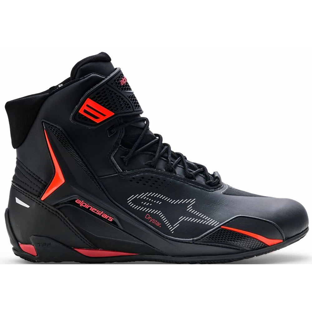 MC sko Faster-4 Drystar®, herre – Sort/Rød, str. US 8 fra Alpinestars – produktdetalje 4