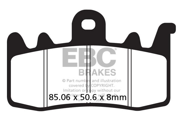 EBC FA630 organiske bremseklodser foran/bag