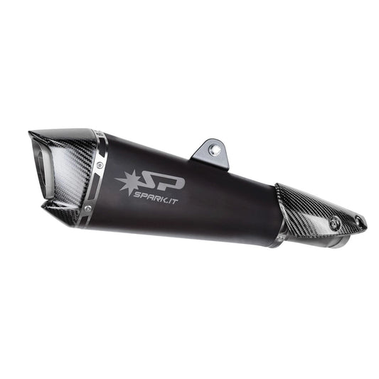Honda CB 750 (23-26) Konix Evo slip-on, sort – Spark – fritlagt produktvisning