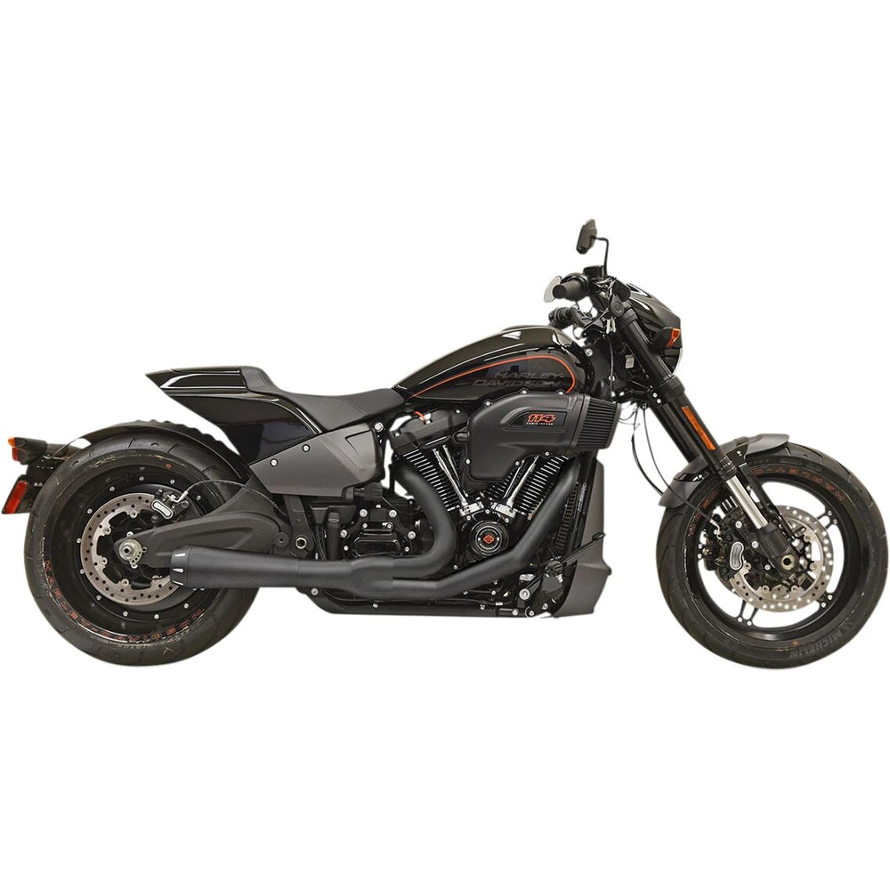Harley-Davidson Softail (18-25) 2-i-1 Road Rage komplet udstødning, sort – Bassani