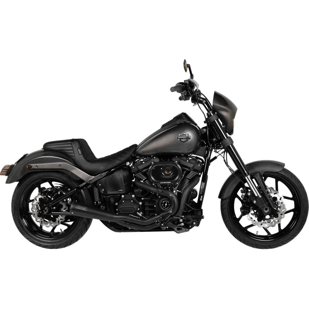 Harley-Davidson Softail (25) carbon sidecovers Black/ Carbon Fiber/ Gloss – Saddlemen – ekstra produktvisning med fokus på carbonvævning, form og finish – billede 3